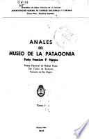Anales del Museo de la Patagonia Perito Francisco P. Moreno