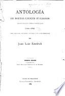 Antología de poetas liricos italianos traducidos en verso castellano (1200-1889)