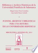 Biblioteca y Archivo Históricos de la Universidad Pontificia de Salamanca