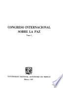 Congreso Internacional sobre la Paz