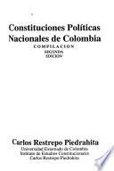 Constituciones políticas nacionales de Colombia
