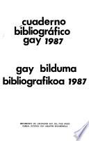 Cuaderno bibliográfico gay 1987
