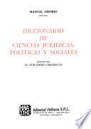 Diccionario de ciencias jurídicas, políticas y sociales