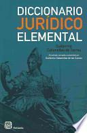 Diccionario juridico elemental / Legal Elemental Dictionary