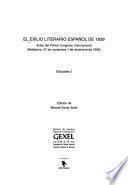El exilio literario español de 1939