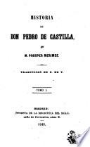 Historia de Don Pedro de Castilla