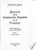 Historia de la dominación española en el Uruguay