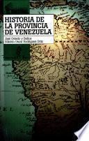 Historia de la provincia de Venezuela