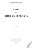 Historia de la República de Tucumán