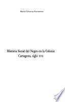 Historia social del negro en la colonia