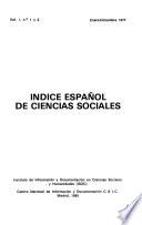 Indice español de ciencias sociales