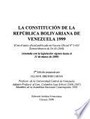 La constitución de la República Bolivariana de Venezuela 1999