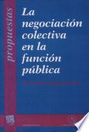 La negociación colectiva en la función pública