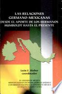 Las relaciones germano-mexicanas