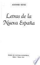 Letras de la Nueva España