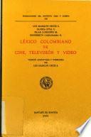 Léxico colombiano de cine, televisión y video