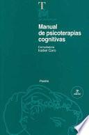 Manual de psicoterapias cognitivas: estado de la cuestión y procesos terapéuticos