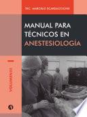 Manual para técnicos en anestesiología Volumen III