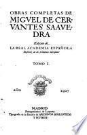 Obras completas de Miguel de Cervantes Saavedra