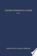 Poesía epigráfica latina I