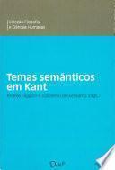 Temas semânticos em Kant