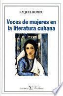 Voces de mujeres en la literatura cubana